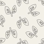 Doodle Lung seamless pattern background N2