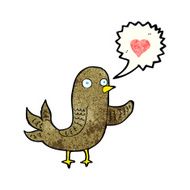 cartoon bird singing N3