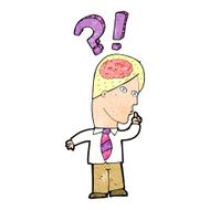 Cartoon Man Asking Question N11