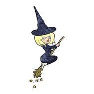 cartoon halloween witch N16