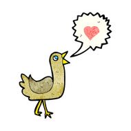 cartoon singing bird N2