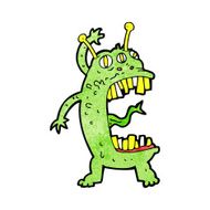 cartoon crazy monster N2