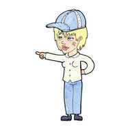 cartoon woman pointing N2