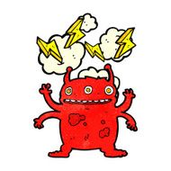 cartoon space alien N19