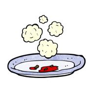 cartoon empty plate N2