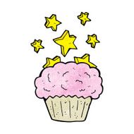 cartoon magical cupcake N5