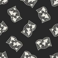 doodle map seamless pattern background