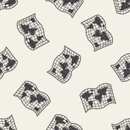 doodle map seamless pattern background N3
