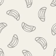doodle masks seamless pattern background N2