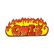 quiz sign cartoon N8