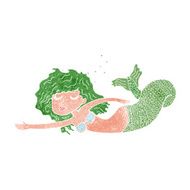 cartoon green haired mermaid N2