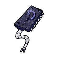 Computer Chip Cartoon N5