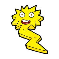 cartoon electric lightning bolt N2