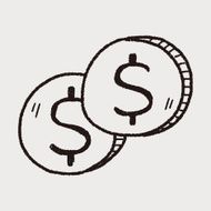 doodle money coin N16