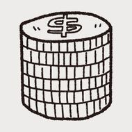doodle money coin N17
