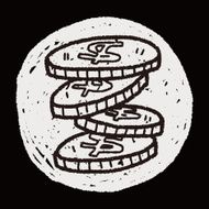 doodle money coin N22