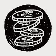 doodle money coin N24