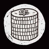 doodle money coin N30