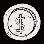 doodle money coin N31