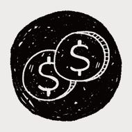 doodle money coin N32