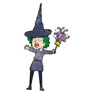 cartoon halloween witch N19