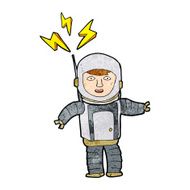 cartoon space man N8