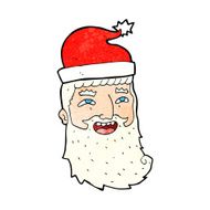 cartoon laughing santa N2