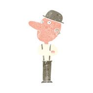 cartoon man in hat N11