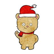 cartoon christmas teddy bear N11