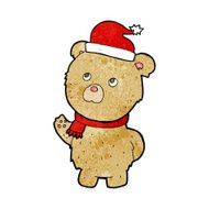 cartoon christmas teddy bear N12