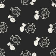 Doodle Perfume seamless pattern background N2