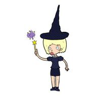 cartoon halloween witch N23
