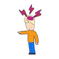 cartoon clever man N3