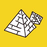 Doodle pyramid N20