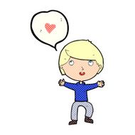 cartoon man in love N9