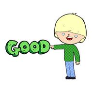cartoon man pointing out the good N3