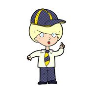 Cartoon School Boy N11