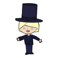 cartoon man wearing hat N18
