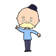 cartoon man in bowler hat N6