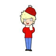 cartoon winter man N3