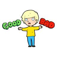 cartoon person making a choice N3