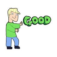 cartoon man doing good N5