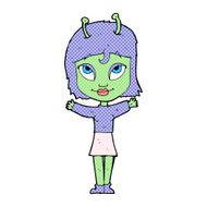 Cartoon Alien Girl N8