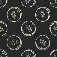 doodle Renminbi money coin N8