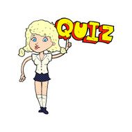 quiz sign cartoon N9