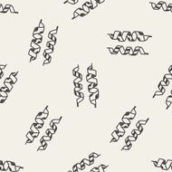 doodle ribbon seamless pattern background N2