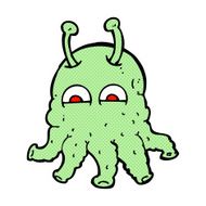 cartoon space alien N22