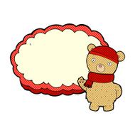 cartoon bear in hat N46