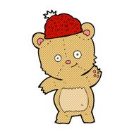 cartoon bear in hat N47