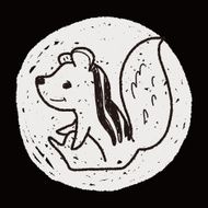 Squirrel doodle N8